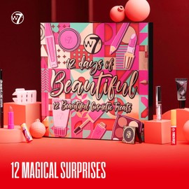 Christmas Gift set Beautiful Advent Calendar 2024-12 Individually Boxed Makeup & Cosmetic Surprises W7- Limited Item