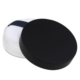 Recipiente para Polvo Suelto Reutilizable con Esponja Estuche Compacto para Maquillaje y Viaje para Cosméticos y Polvo Corporal
