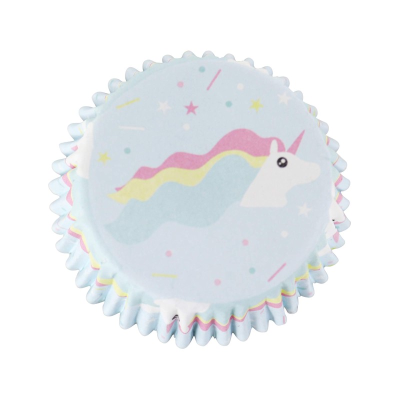 PME BC904 Unicorn Foil Lined Cupcake Cases, Set/3, Pk/60