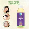 Us+ 10oz 100% Pure Castor Oil - Cold-pressed, Unrefined, Hexane-free