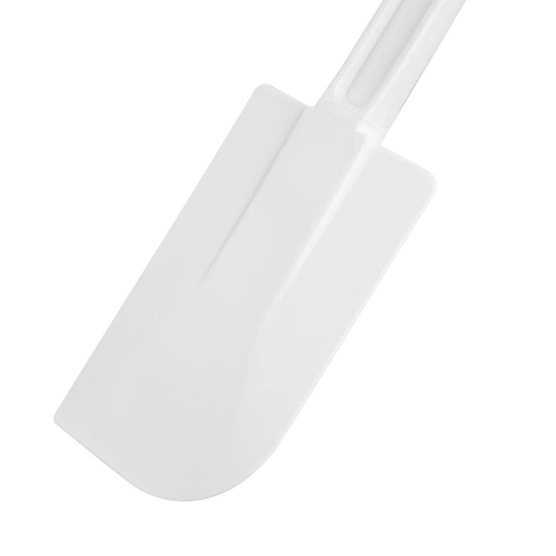 Vogue Rubber Ended Spatula 35.5 cm/14 inch, White, ABS Handle