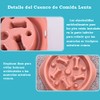 Perro de Comer Lento, Cuenco Antideslizante para Perros de Comida