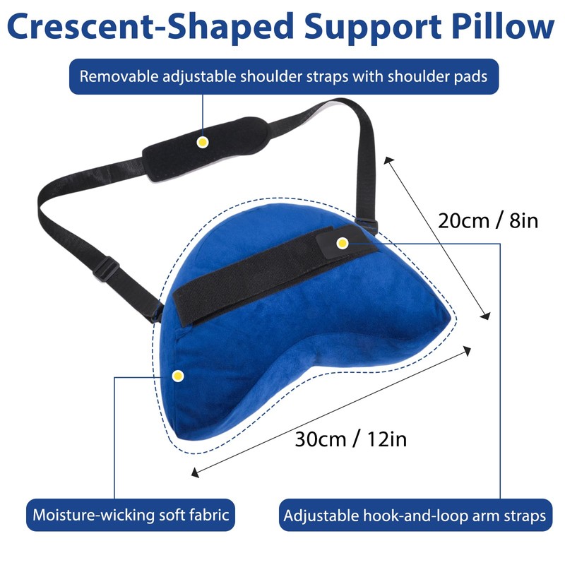 KUAZIDAR Rotator Cuff Pillow, Shoulder Surgery Side Sleeper Pillow, S