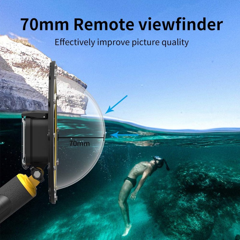 TELESIN Dome Port for GoPro Hero 12 Hero 11 Hero
