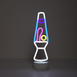 Urban Lifestyle LED Figural Lava Lamp Accent Table Lamp, 12.25" H