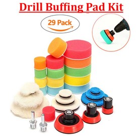 HbasdLH Auto Polishing Drilling Accessories Polishing Pad Cushion Backing Pad Foam and Woolen for Subaru for BRZ 16-19 for Impreza 18-19 for Legacy 18-19 for Outback 18-19 for WRX 18-19