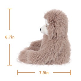 Apricot Lamb Toys Plush Jungle Sloth Stuffed Animal Soft Cuddly Perfect for Child 8.7 Inches