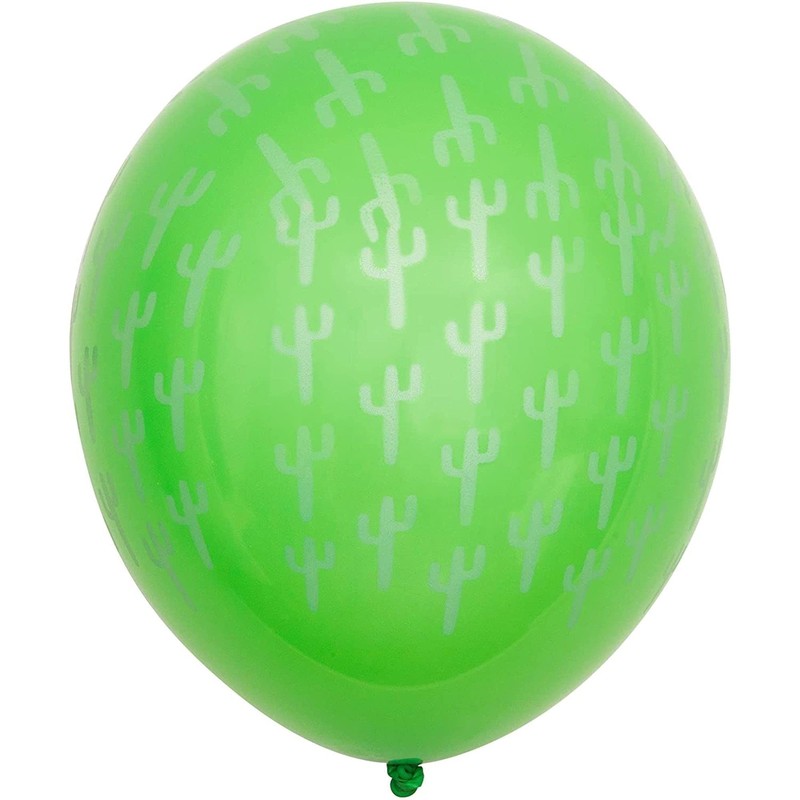 BLUE PANDA Cactus Balloons - 50 Pack, 12 In Blue
