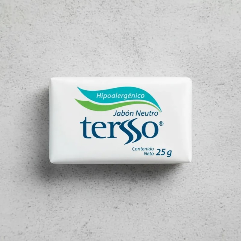 Jabón Neutro Tersso 25g 10 Piezas Amenidades Hotelero