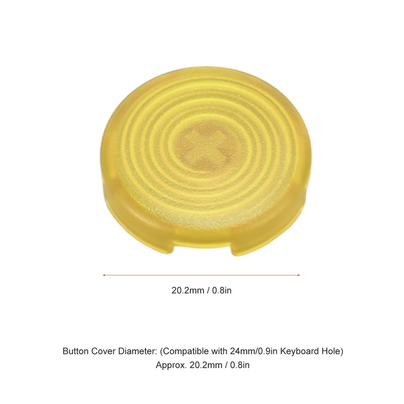12pcs Arcade Button Cover Replace Mechanical Push Button Cover for