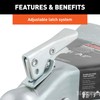 CURT 25101 A-Frame Trailer Coupler, 2-Inch Hitch Ball, 5,000 lbs