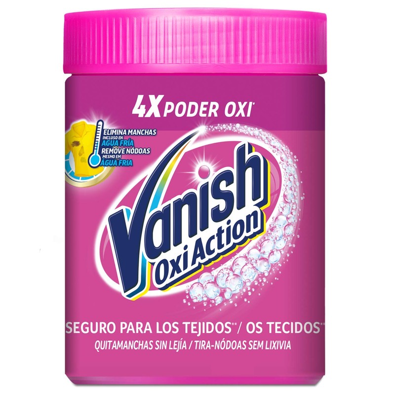 Vanish Oxi Action Stain Remover for Dust Clothes, formula without