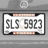 FANMATS 31247 Clemson Tigers Metal License Plate Frame Black Finish
