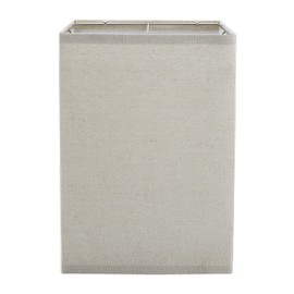 Aspen Creative 38701, Contemporary Design Collapsible Square Spider Lamp Shade, (10"+10") Top x (10"+10") Bottom x 14-1/4" Height, Oatmeal Linen