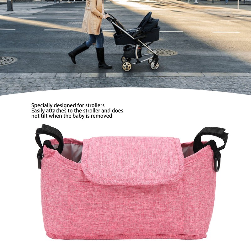 Baby Stroller Hanging Bag Multipurpose Large Capacity Stylish Lightweight Stroller