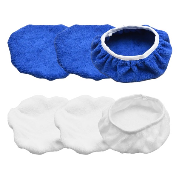 EATAKWARD 6Pcs 9-10 Inch Car Polishing Pad Kit, Car Polisher