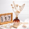 HFKPJRT 23Pcs Rattan Reed Diffuser Sticks Set, 10 Inch Natural