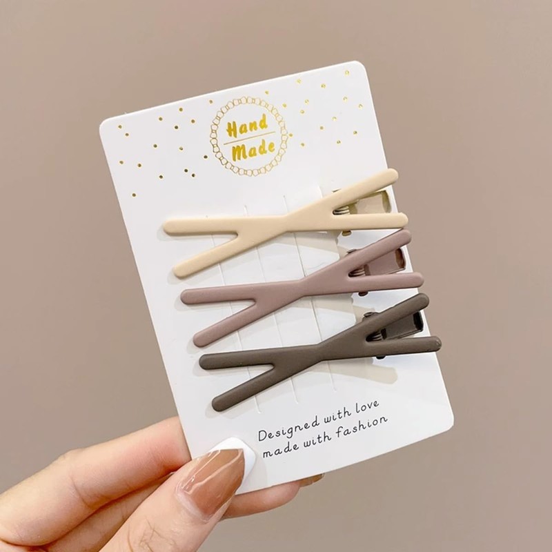 Zixui Hair Pin, Hair Clip, Ducker Clip, Bangs, Matte Dull
