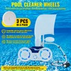 DWALE Large Wheel Complete with Tire Bearings Replacement,Pool Cleaner Large