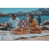 PICNIC TIME Catalina Picnic Basket for 2 - Wicker Picnic