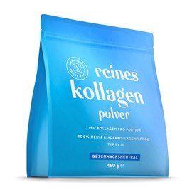Pure Collagen Powder [450g] | Premium 100% Pure Collagen Hydrolysate | Peptides Type 1 & 3 | High Dose Collagen Powder | Tasteless | Made in Germany | Alpha Foods