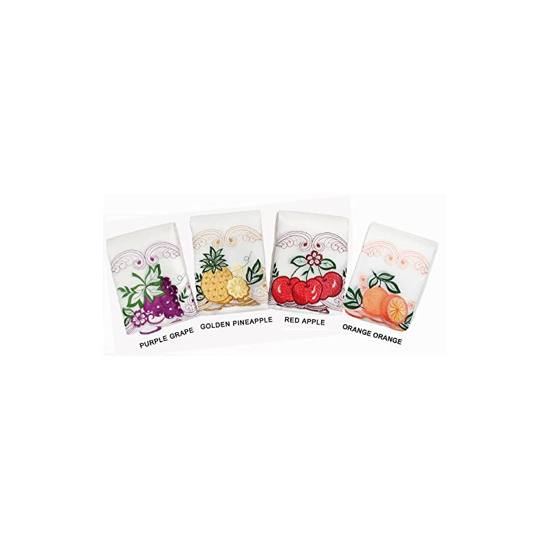 GOHD Sweet Harvest. 3pcs Kitchen Cafe Curtain Set. Nice Embroidery
