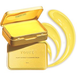 YOUFE Vitamin E Cleansing Balm (3oz) – Removes Waterproof Makeup & SPF, Hydrating, No Double Cleanse, Korean Oil-Based, Vegan, Travel-Friendly Tin with Magnetic Spatula, For All Skin Types