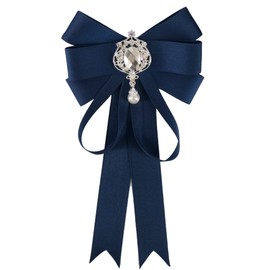 GraduationMall Uniforms Ribbon Tie, Ladies, Uniform Accessories, Ribbon, Brooch, Corsage, Large Bow Tie, School Style, Office Style, Office Wear, School Commute, School Entrance Ceremony, Graduation