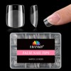 EBANKU 360pcs Extra Short Square Nail tips, Pre-shape Half Matte