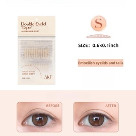 120Pcs Women's Invisible Eyelid Tape - Natural Hold for Monolids & Hooded Eyes, Breathable & Comfortable, Long-Lasting Adhesion, Suitable for Travel, Work & Parties (S)