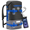 Stover 40L Mochila impermeable con funda para teléfono – Bolsa
