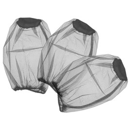 BIUDECO Professional Mosquito Head Netting Hat Mesh 3pcs Set for Outdoor Use Hiking Camping Traveling Bug Protection Black