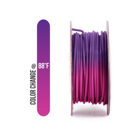 Gizmo Dorks - Filamento ABS (1,75 mm, 200 g, para impresoras 3D, cambio de color morado a rosa