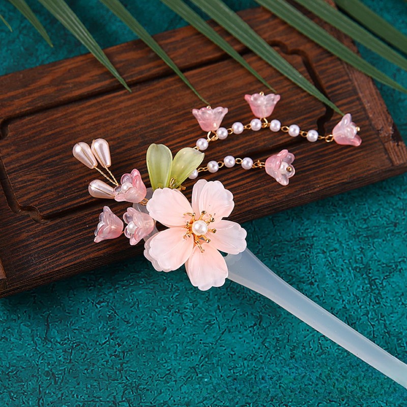 EZ PEACH Tortoise Shell Style Stick, Hair Stick, Single Hair