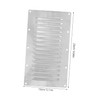TEHAUX Stainless Steel Louvered Vent Cover for Extractor Fan Durable