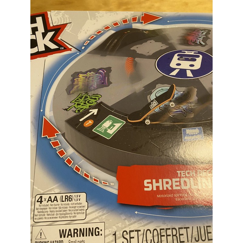 TECH DECK SHREDLINE 360 MOTORIZED SKATE PARK X-CONNECT CREATOR CUSTOMIZABLE