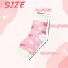 Evankin 5 Pairs Womens Fuzzy Heart Socks Soft Plush Fluffy