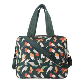 Thirty-One Gifts Voyager Travel Tote Bag, Multi-Pocket Tote Bag for Travel and Work, Travel Bag with Handle and Adjustable Strap, Shattered Abstract