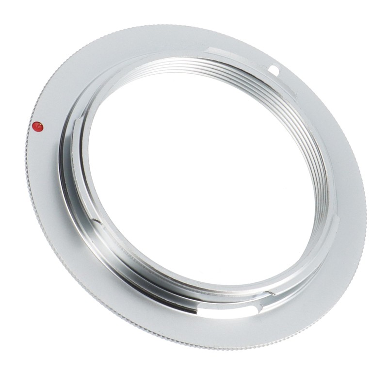 Lens Adaptor for M42 Lenses Suitable for Pentax Cameras Chrome-Plated