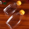 UPKOCH 4PCS Plastic Honey Jars Honey Squeeze Bottle Plastic Seasoning