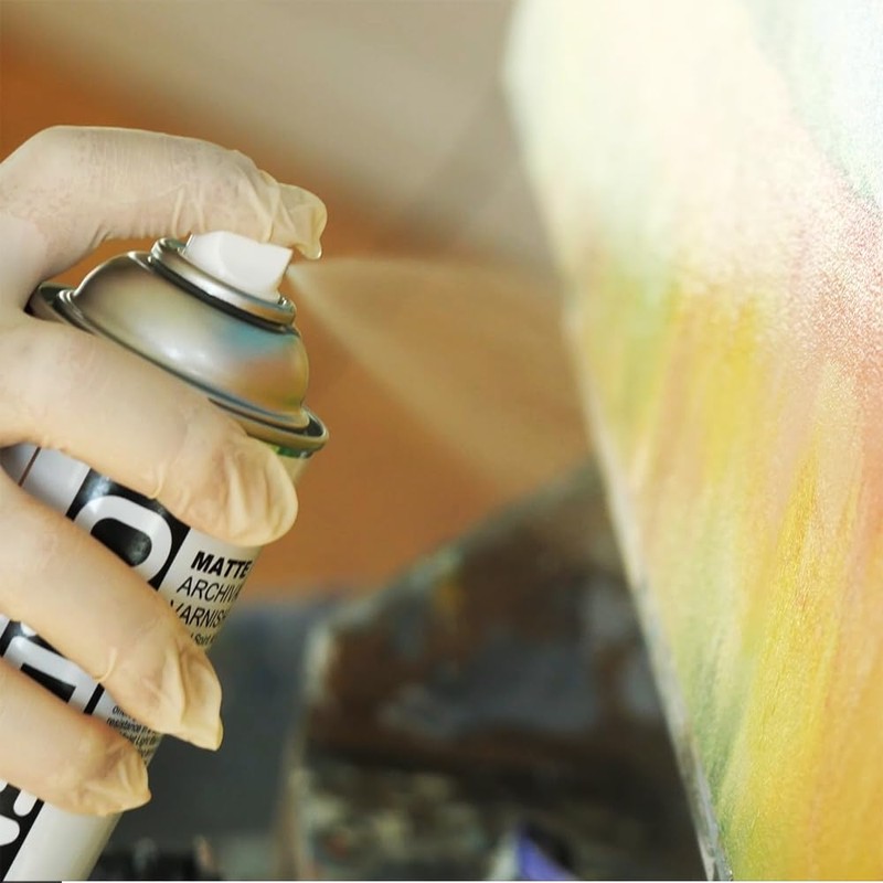 Semi-Gloss Archival Varnish by GOLDEN, 10 oz. Aerosol Can, Professional