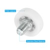 PATIKIL 19 mm Drawer Castors, Pack of 6 Plastic Drawer