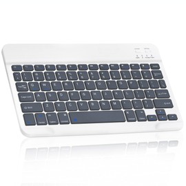 Ultra-Slim Bluetooth Rechargeable Keyboard for ‎LG ‎65QNED99UPA and All Bluetooth Enabled iPads, iPhones, Android Tablets, Smartphones, Windows pc - Jade Green