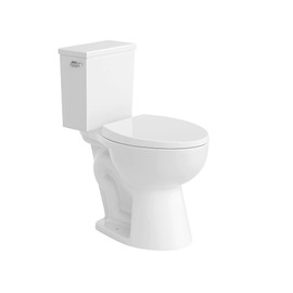PROFLO PFTSEC2000 Elongated Closed-Front Toilet Seat with Quick Release and Easy Clean - Biscuit