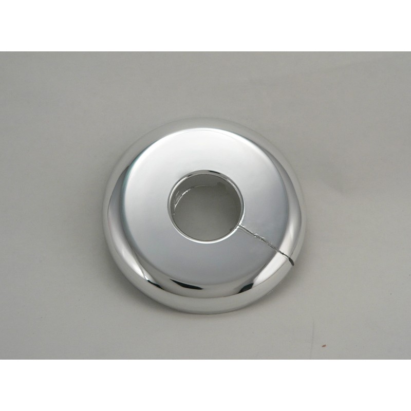 KEENEY K21134 Plastic Split Floor and Ceiling Plates, Chrome