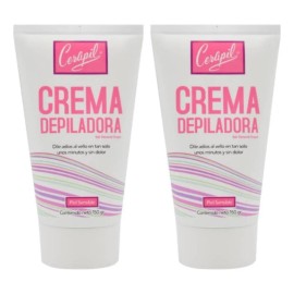 2 Crema Depiladora Cerapil Piel Sensible 150g
