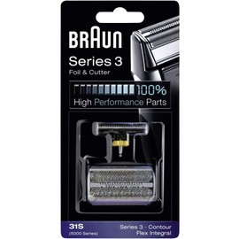 Braun 31S Replacement Foil and Cutter Cassette Multi Silver BLS Combi Pack