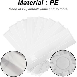 10Pcs Mushroom Grow Bags with 0.2 Micron Filter Patch, 3.2 Mil(0.08mm) Thick autoclavable Spawn Bags Large Size 8" X 5" X 20" for Mushrooms Or Grains (10pcs)