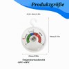 Twin Pack Fridge Thermometer Dial Fridge Thermometer, 3 Pieces Analogue