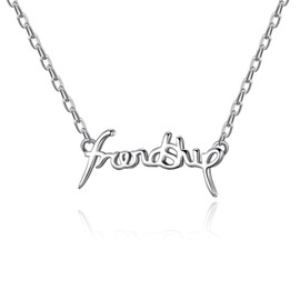 Philip Jones Silver Plated Friendship Necklace